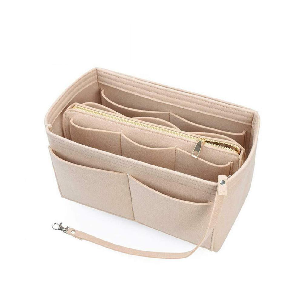 Optimale Ordnung und Stil Taschenorganizer für Handtaschen in Blau klein. Perfekt für Reisen und täglichen Gebrauch. Ihr perfekter Begleiter für kosmetische und persönliche Gegenstände