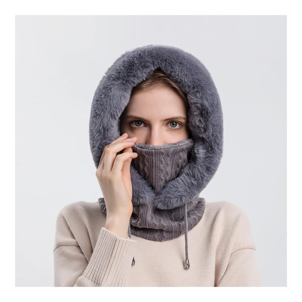 Ultimative Wärme und Stil Sturmhaube Gesichtsmaske für Damen | Winddicht verstellbar vielseitig einsetzbar | Perfekt zum Skifahren Radfahren | Premium Winteraccessoire