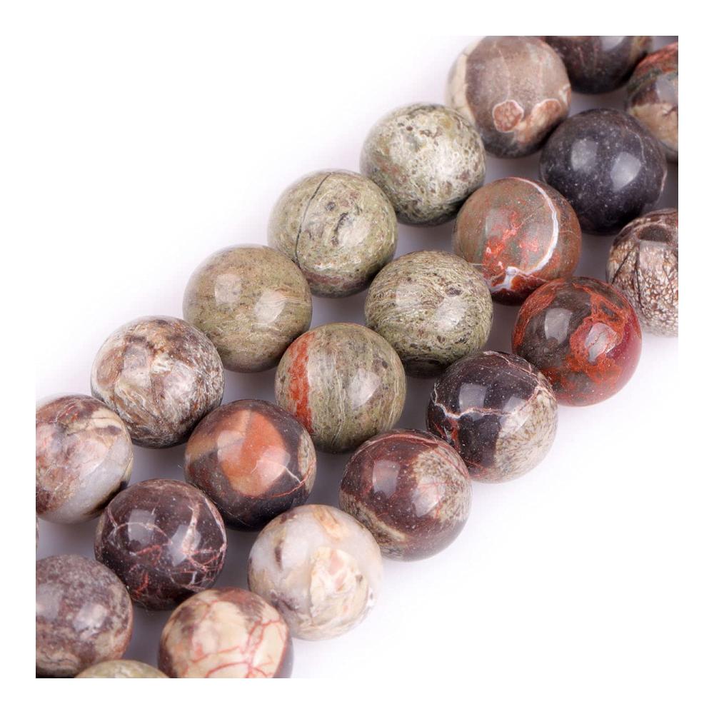 Entzückende Blumenachatperlen Strangketten für zauberhaften Schmuck! Inspiriert von indischer Handwerkskunst 38cm lang perfekt für Kreationen im Sweet & Happy Girl Store