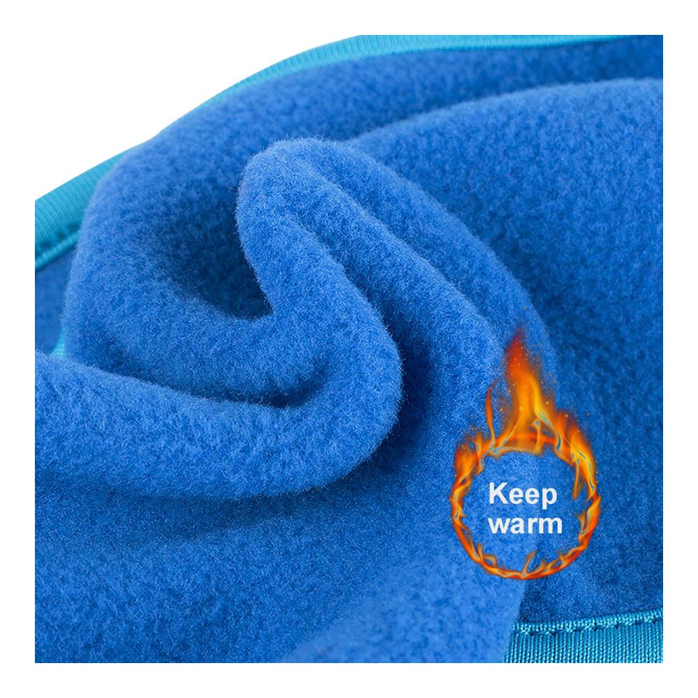 Sport-Stirnbänder 3er-Pack Warm Fleece Stirnbänder mit Knopf für Damen und Herren - Perfekte Winddichte Ohrenwärmer zum Skifahren Joggen Fahrradfahren und Motorradfahren
