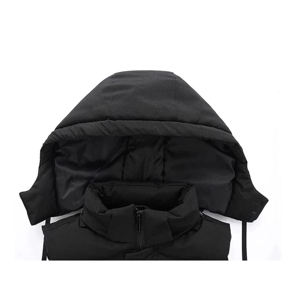 Herren Pufferweste Steppweste mit Kapuze ultraleicht warm wasserabweisend für Outdoor Wandern Skifahren Winter