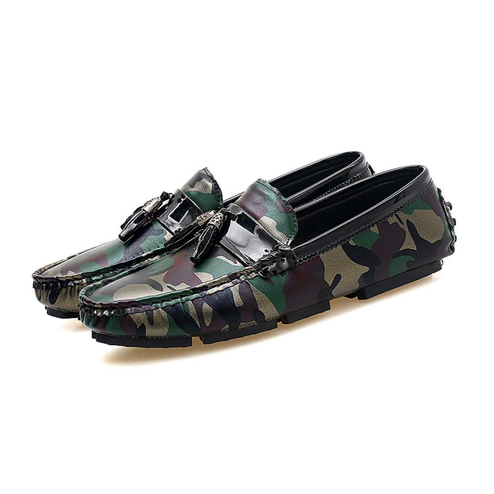 Entdecke den ultimativen Komfort Herren Slipper & Mokassins - Klassisch Ultraleicht und Stilvoll! Perfekt für Büro und Freizeit. Jetzt in Camouflage Silber
