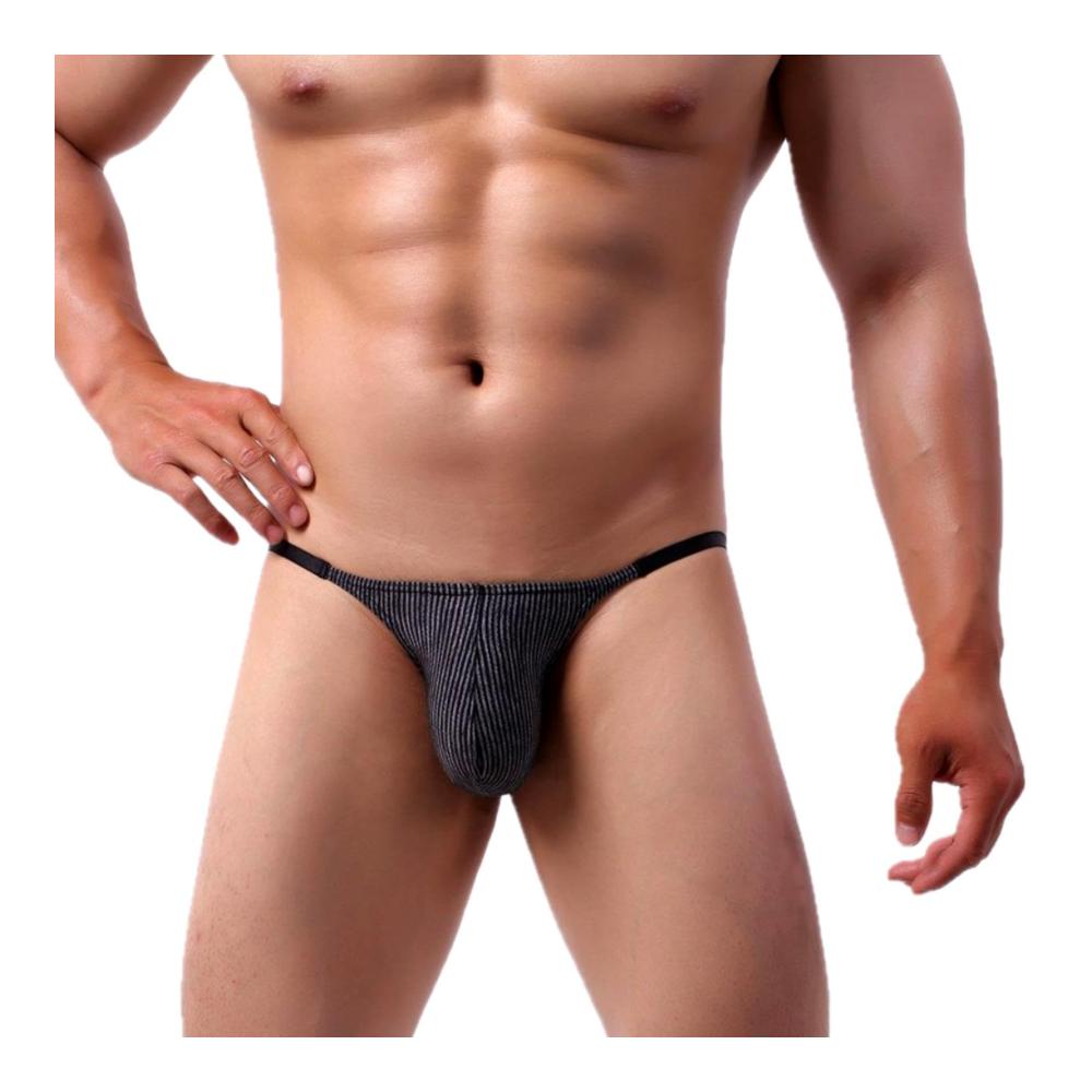 Verlockende Slips für einen verführerischen Look Brasilianische Penis-Pouch-Unterwäsche mit schlanker Taille und niedriger Leibhöhe. Perfekt für stilbewusste Männer