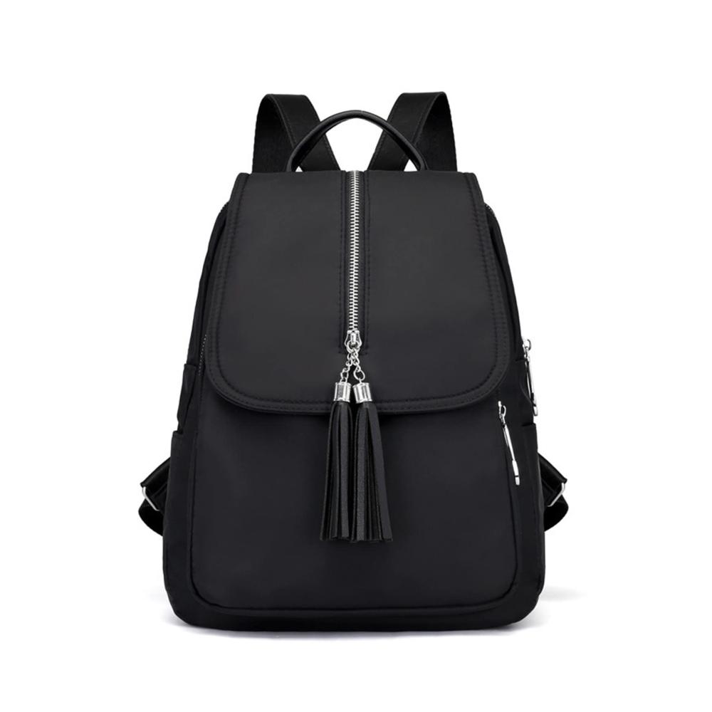 Entdecken Sie den ultimativen Komfort Damen Rucksackhandtaschen - Lässiger Oxford Outdoor-Rucksack in stilvollem Schwarz