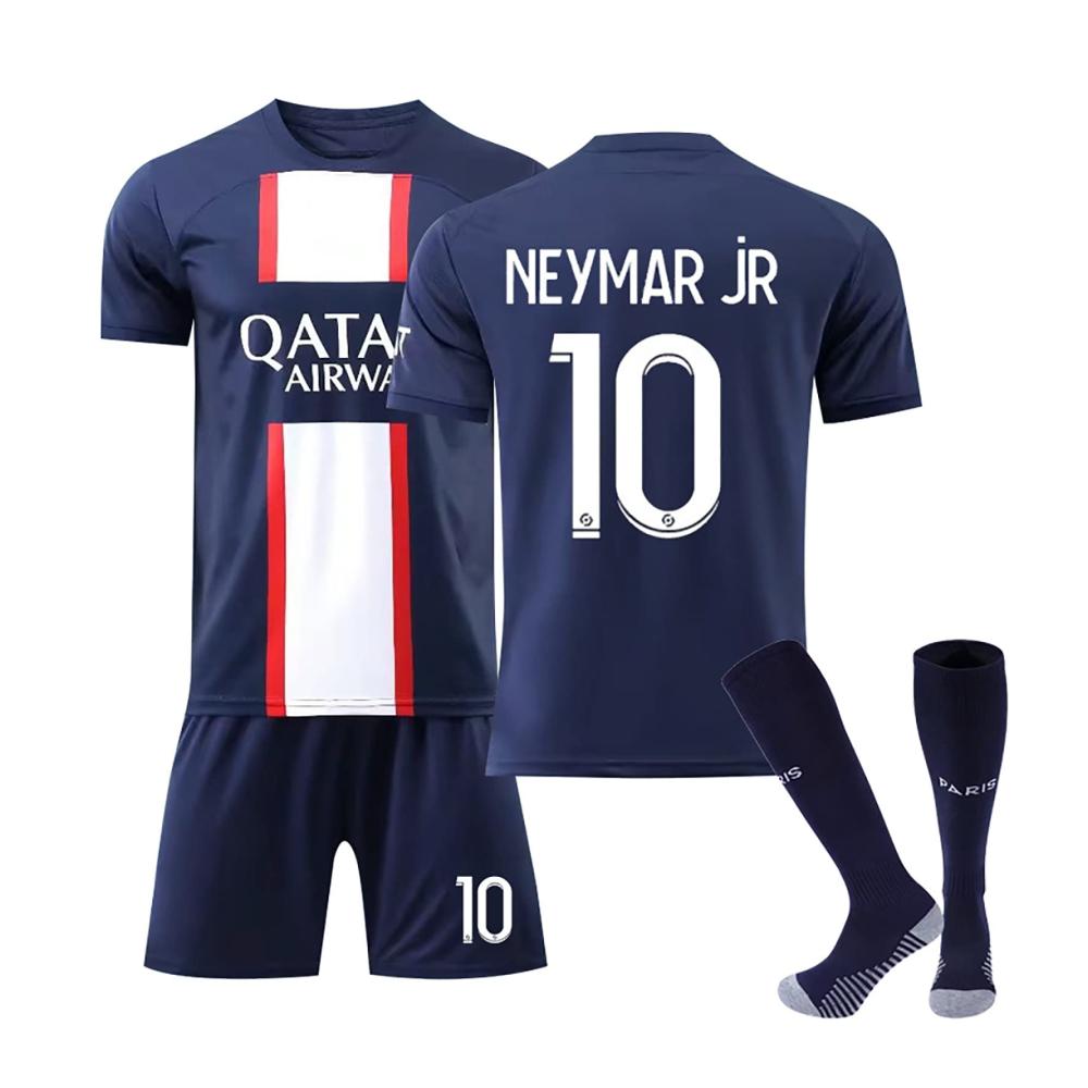Erleben Sie Spitzenleistung Trainingstrikots für Kinder und Erwachsene! PSG Fußball Trikot Set 23/24 für Hause und Auswärts. Nr.30/10/7 Spielerdesign. Perfekte Ausrüstung für Sporttraining