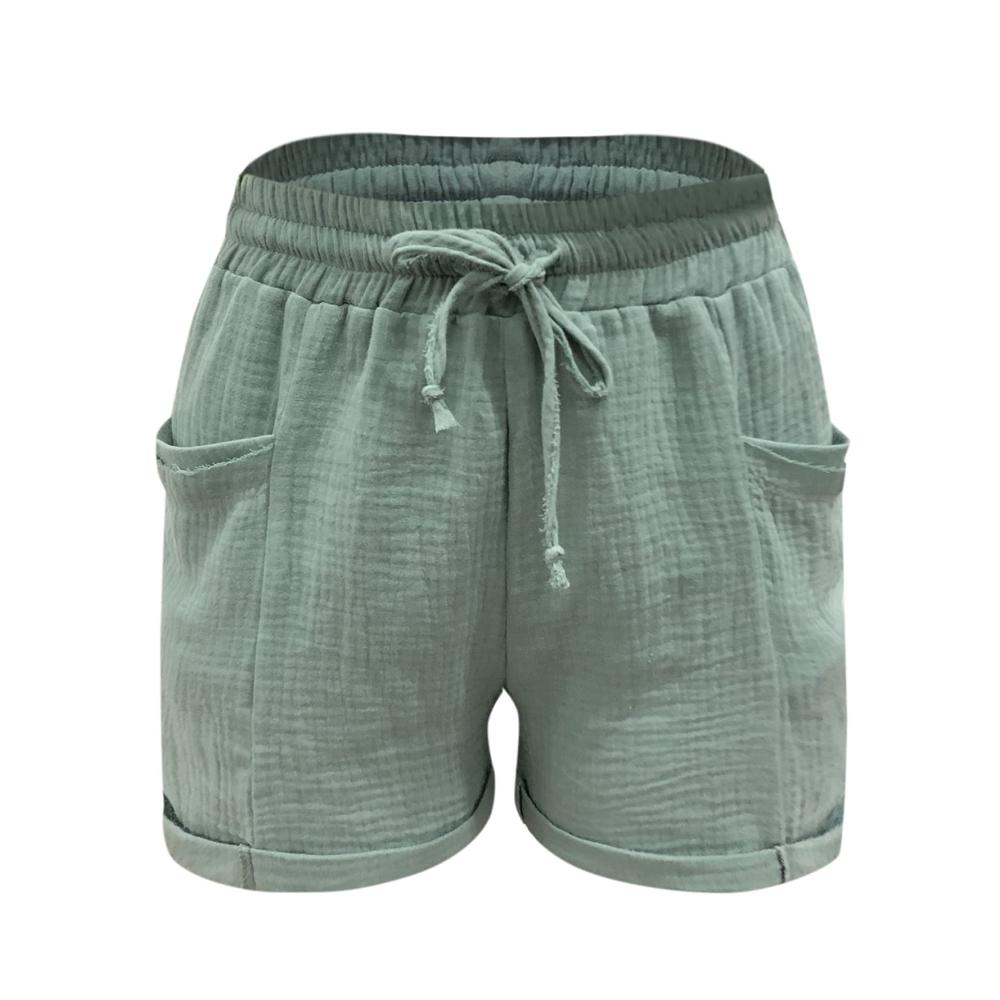 Entdecken Sie den ultimativen Sommer-Style Damen Shorts mit hoher Taille für lockere Eleganz und sportlichen Chic. Taschen Kordelzug und elastischer Stoff für maximalen Komfort. Jetzt erhältlich