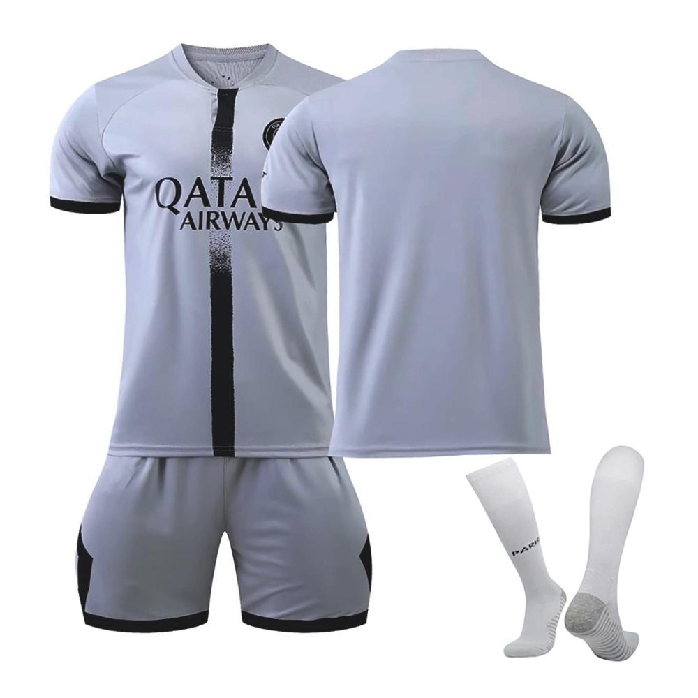 Optimales Trainingstrikot Set PSG Fußballtrikot für Erwachsene und Kinder Hause/Auswärts Nr. 30/10/7. Hochwertige T-Shirts und Shorts für Sporttraining. Perfekt für Jungen und Herren