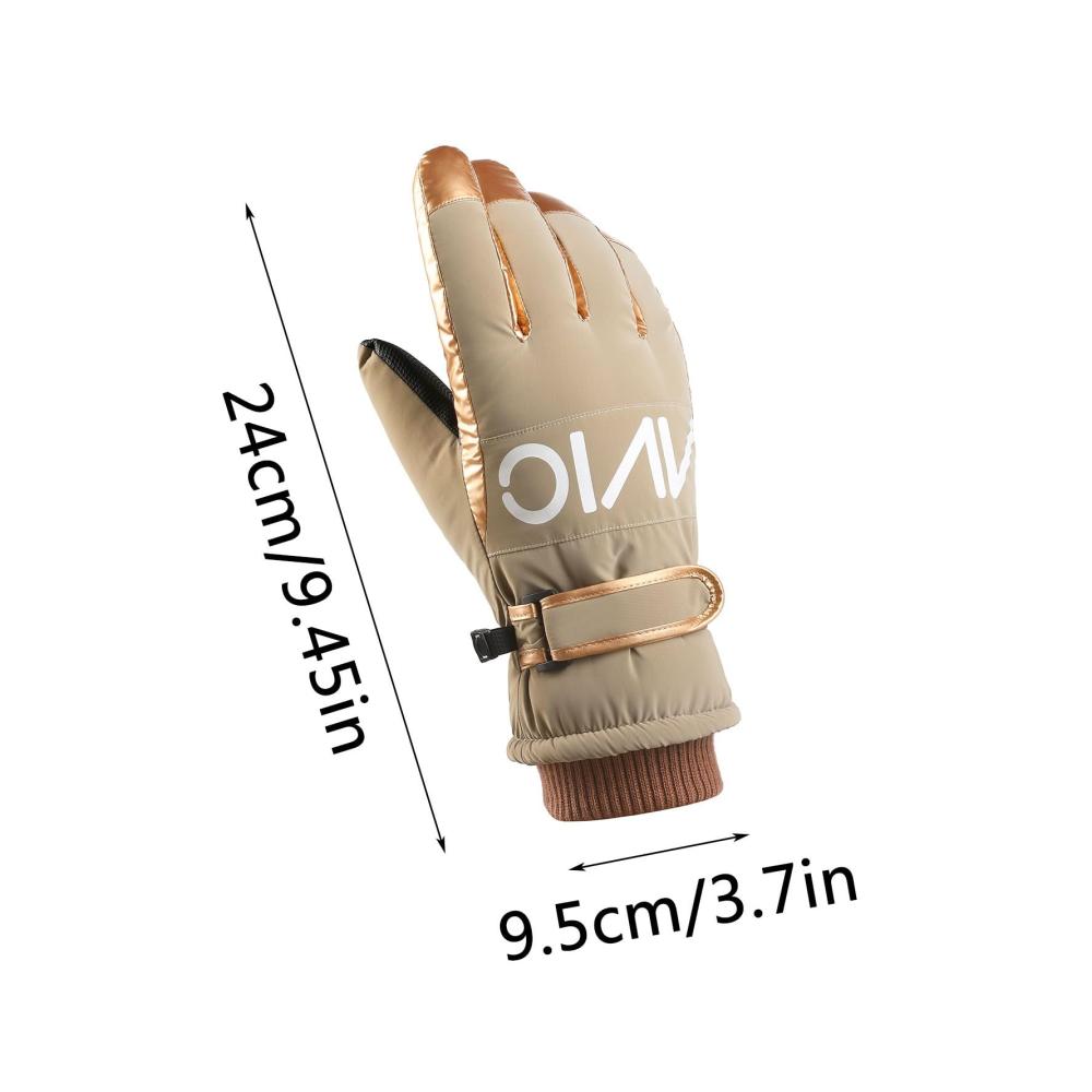 Hochwertige Winter-Skihandschuhe für Damen und Herren Warme wasserdichte 3M Thinsulate-Handschuhe für kaltes Wetter und Outdoor-Arbeit. Schützen Sie Ihre Hände effektiv