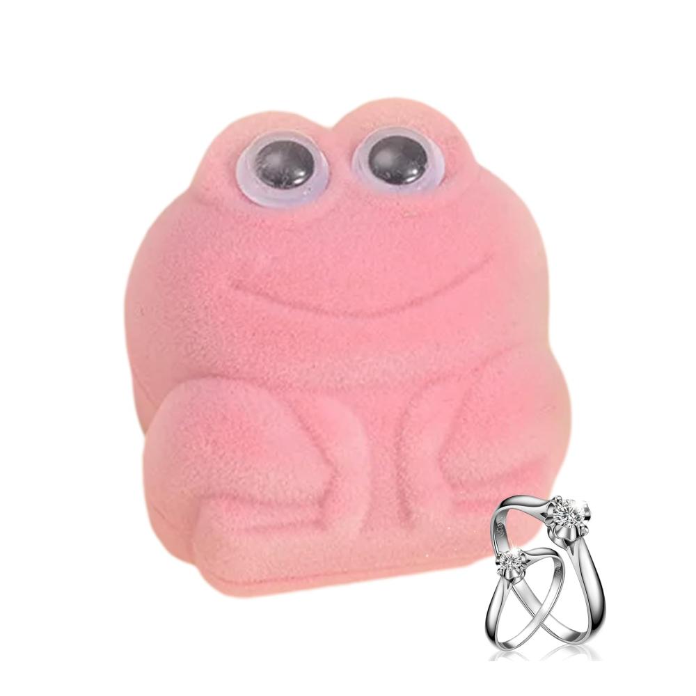 Tierringe für Kinder mit Frosch-Motiv - Schmuckzubehör für modische Partys Knöchelring Fingerreif Cartoon-Ring Schmuck-Organizer