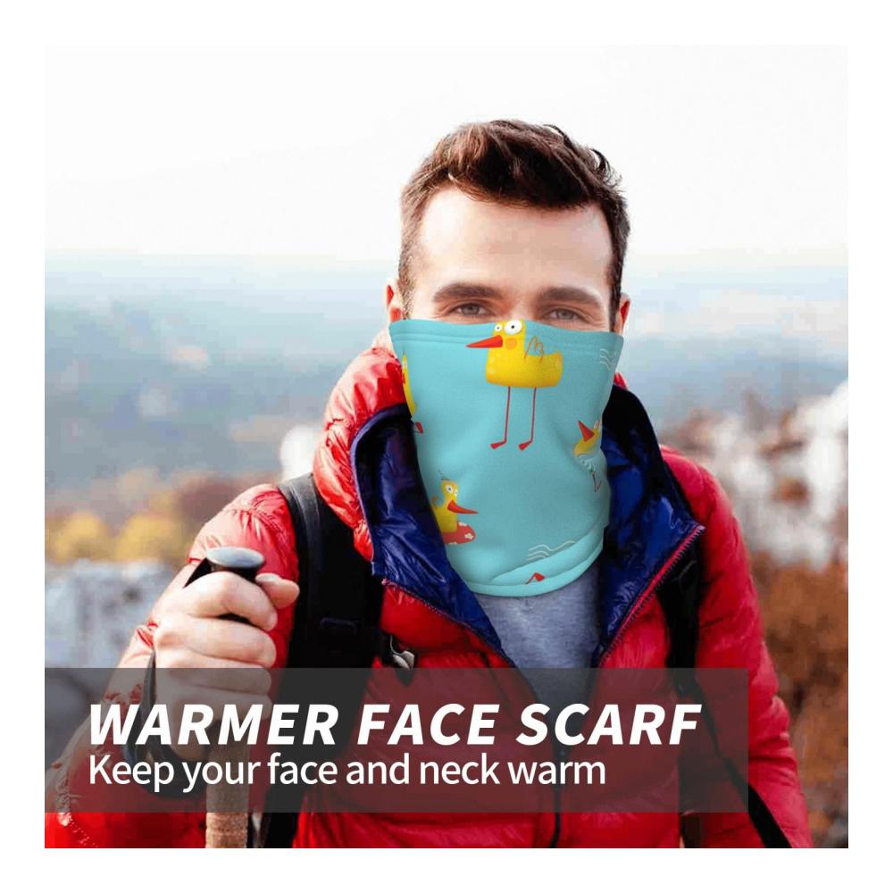 Lustiger Winddichter ZORIN Halswärmer Schal mit Ente für Ski & Sport Unisex Gelb One Size