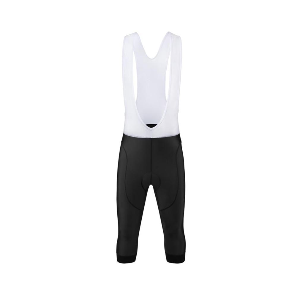 Sommer-Latzhosen Bequeme 3/4-Reitshorts für Herren/Damen | Schwarze Fahrrad-Trägerhose mit 7-Punkte-Design | Ideale Outdoor-Radhose für alle Aktivitäten (Größe XXXL