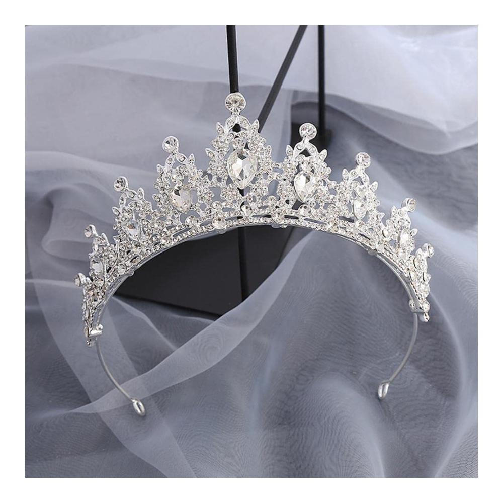 Exquisite Diademe Glanzvolle Kristall-Tiara Krone für Prinzessin Braut & Königin. Hochwertige Strass Kopfbedeckung für elegante Frauen & Hochzeiten. Luxuriöse Haarschmuck Accessoires
