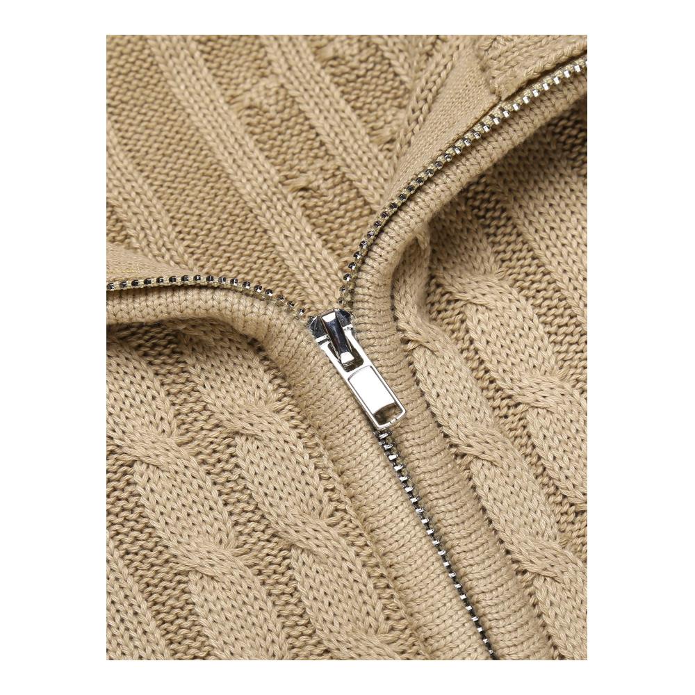 Exklusive Herren Strickjacke Zeitloser Stil mit durchgehendem Reißverschluss schlanker Passform und praktischen Taschen für unvergleichlichen Komfort und Eleganz. Perfekt für jede Gelegenheit